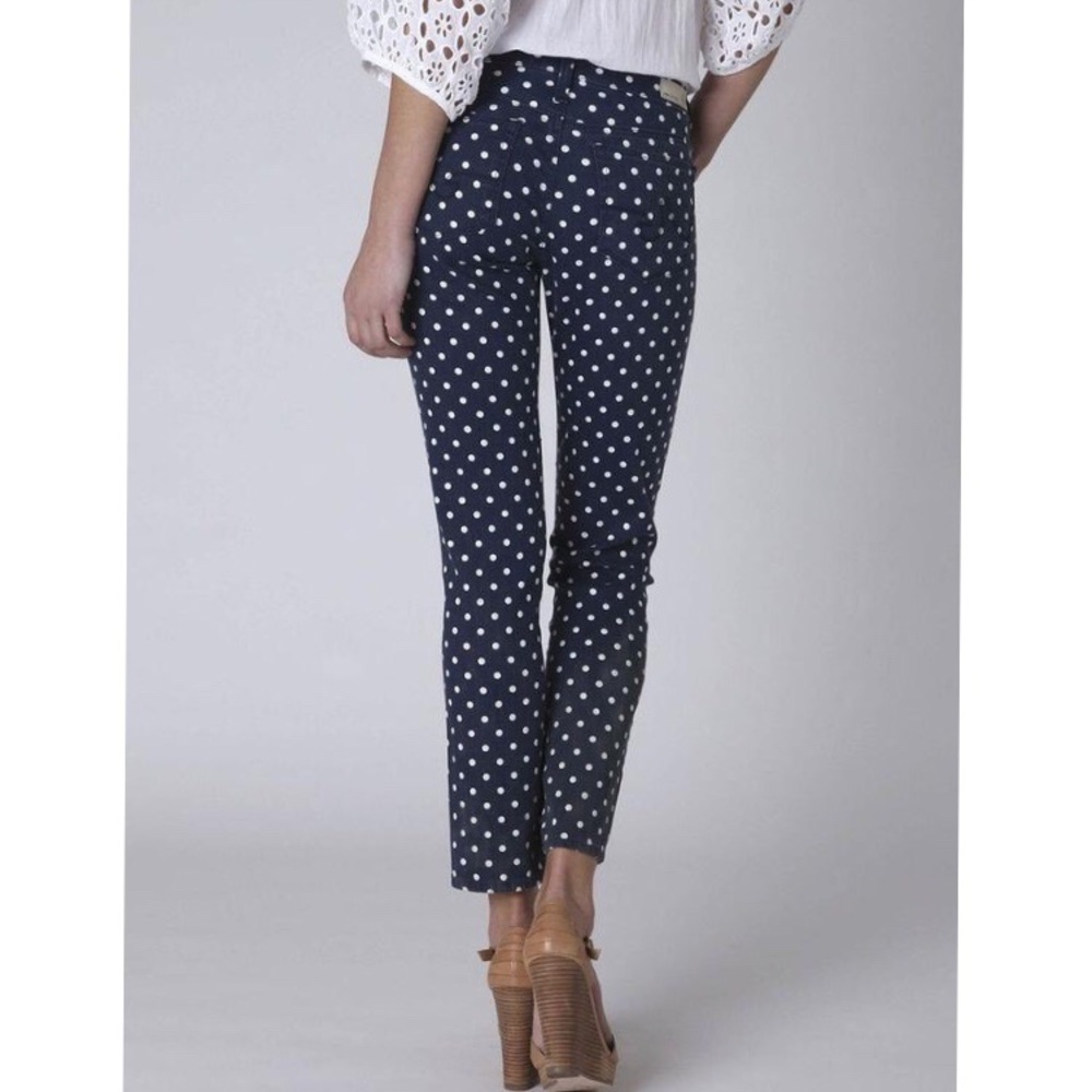 Polka Dot AG Stevie Slim Ankle Jeans ANTHRO